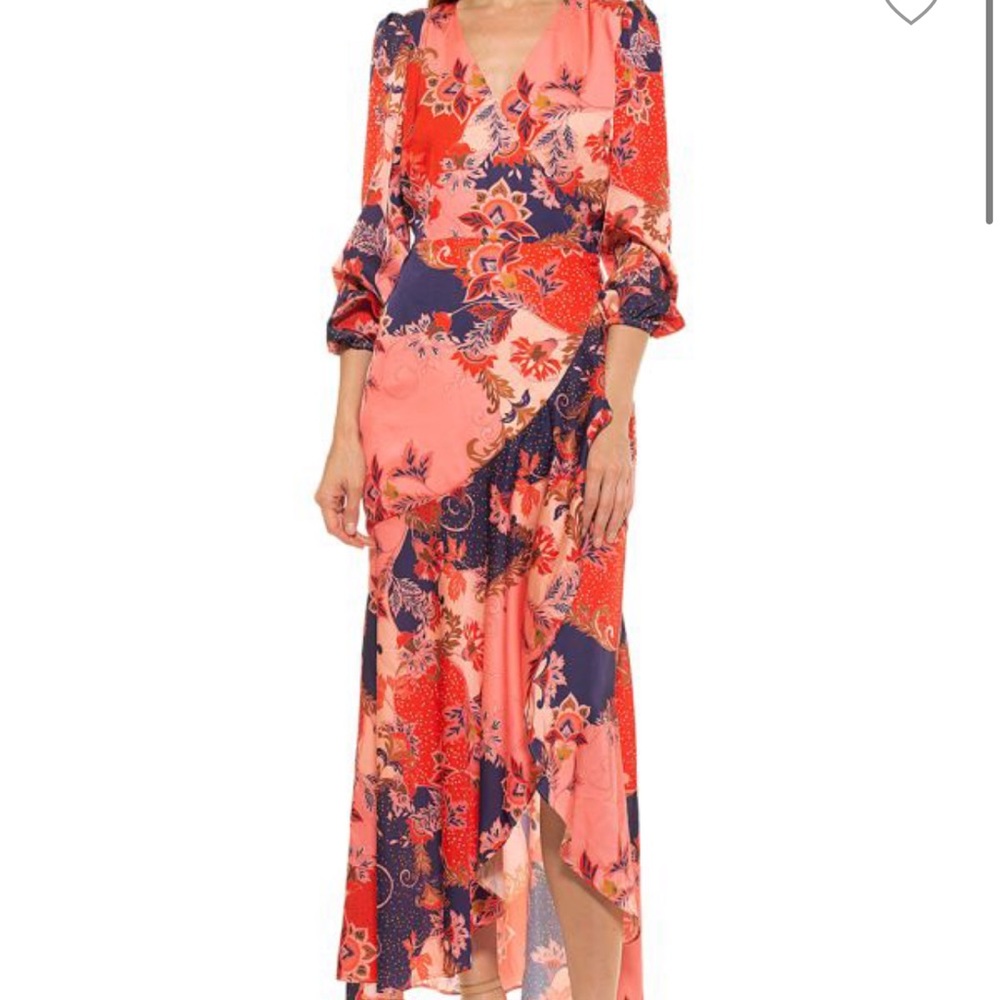 Alexia Admor Silk Wrap Dress